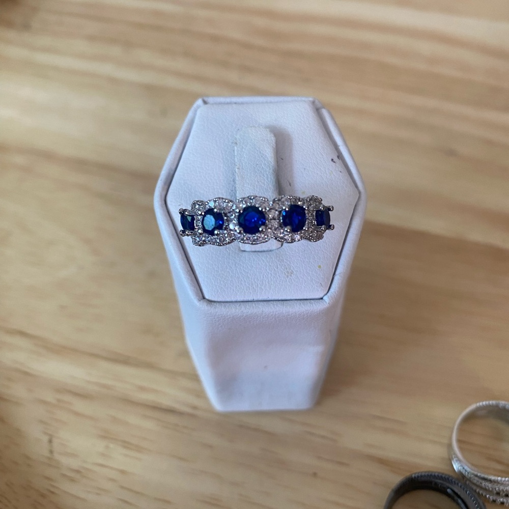 BRIDAL ENGAGEMENT RING WEDDING RING GG16 - Picture 4 of 5